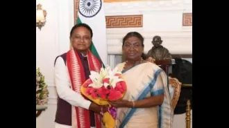 Odisha's Chief Minister Mohan Majhi visits New Delhi and meets with President Murmu and Vice President Dhankhar.