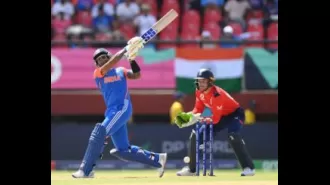 India's score of 171 for 7 was achieved with the help of Rohit's 50 runs.