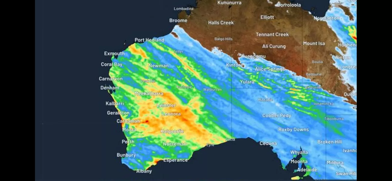 Parts of the state receive an entire month's worth of rainfall in just two days.