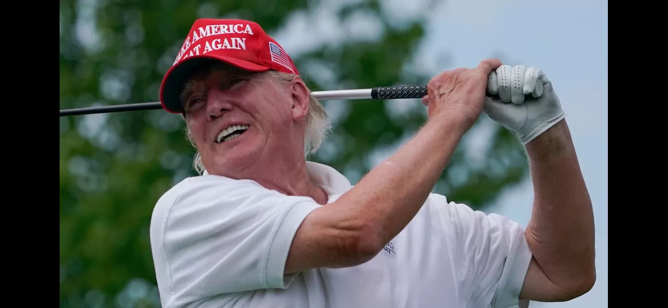 Biden and Trump argue about golf, with Biden mentioning that he has seen Trump's swing, leading to a descent into farce.