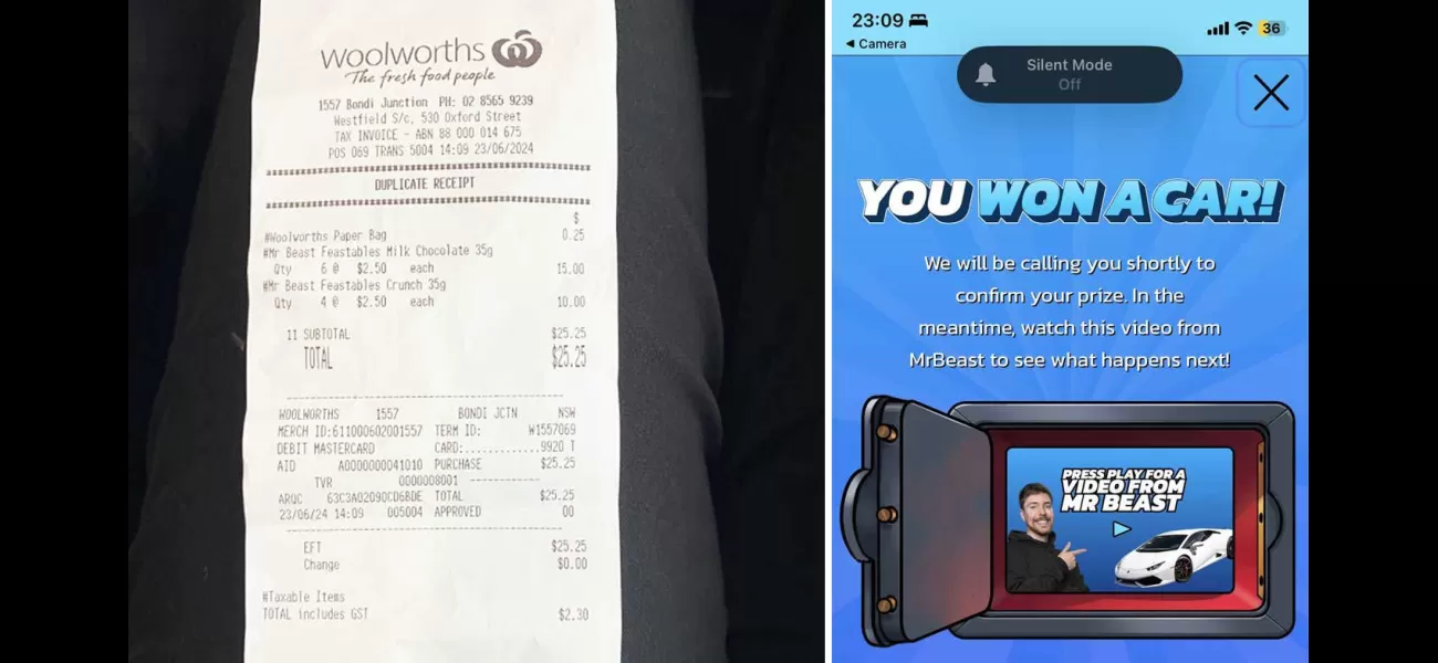 Lady says she won 'MrBeast car' but prize gets taken back.