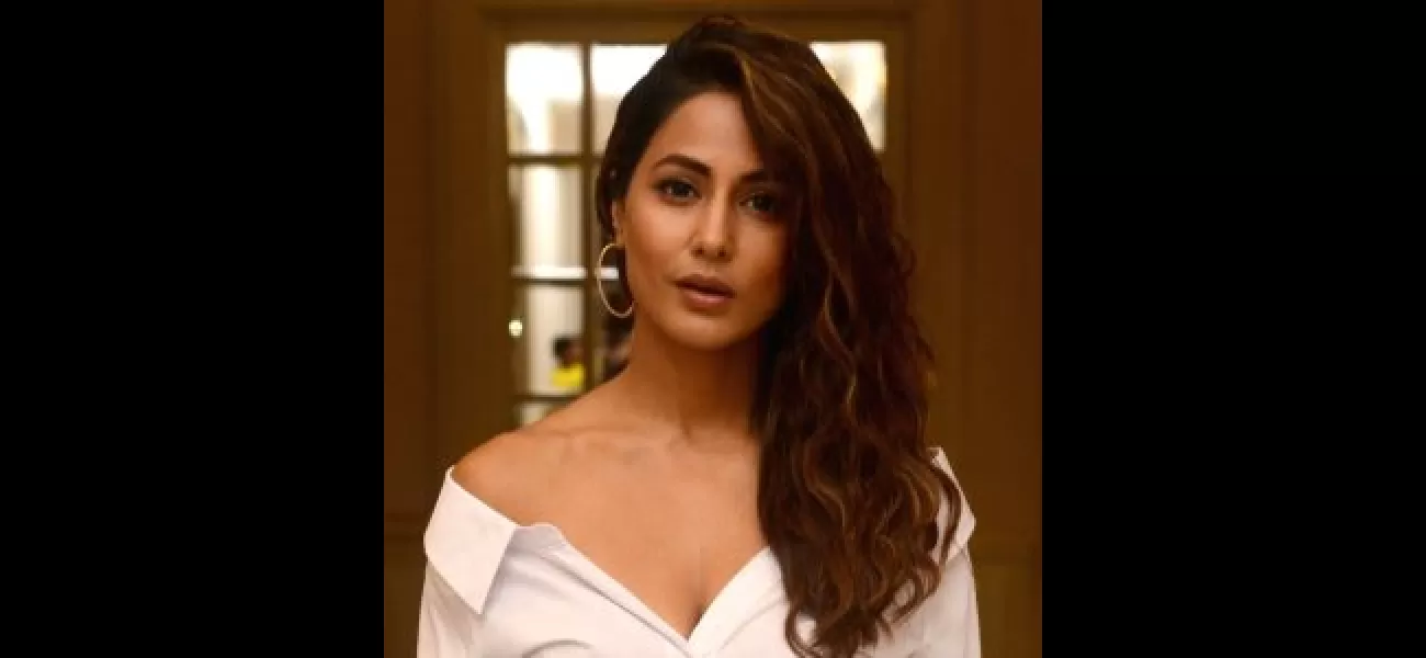 Actress Hina Khan has been diagnosed with Stage 3 breast cancer.