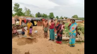 Suktel evictees lack light in their homes.