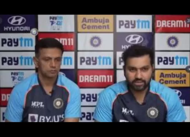 Possible paraphrase: Upcoming event: Rohit, Dravid supporting Virat Kohli.