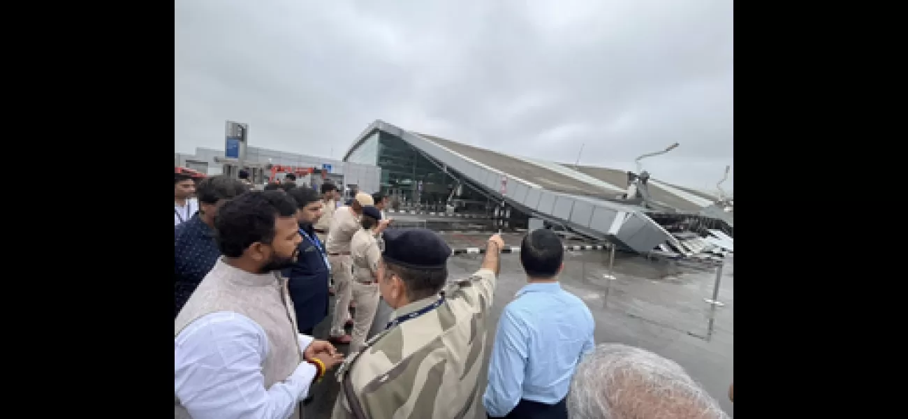 Heavy rains cause chaos in Delhi, leading to a fatality when a canopy collapses at the airport's Terminal 1.