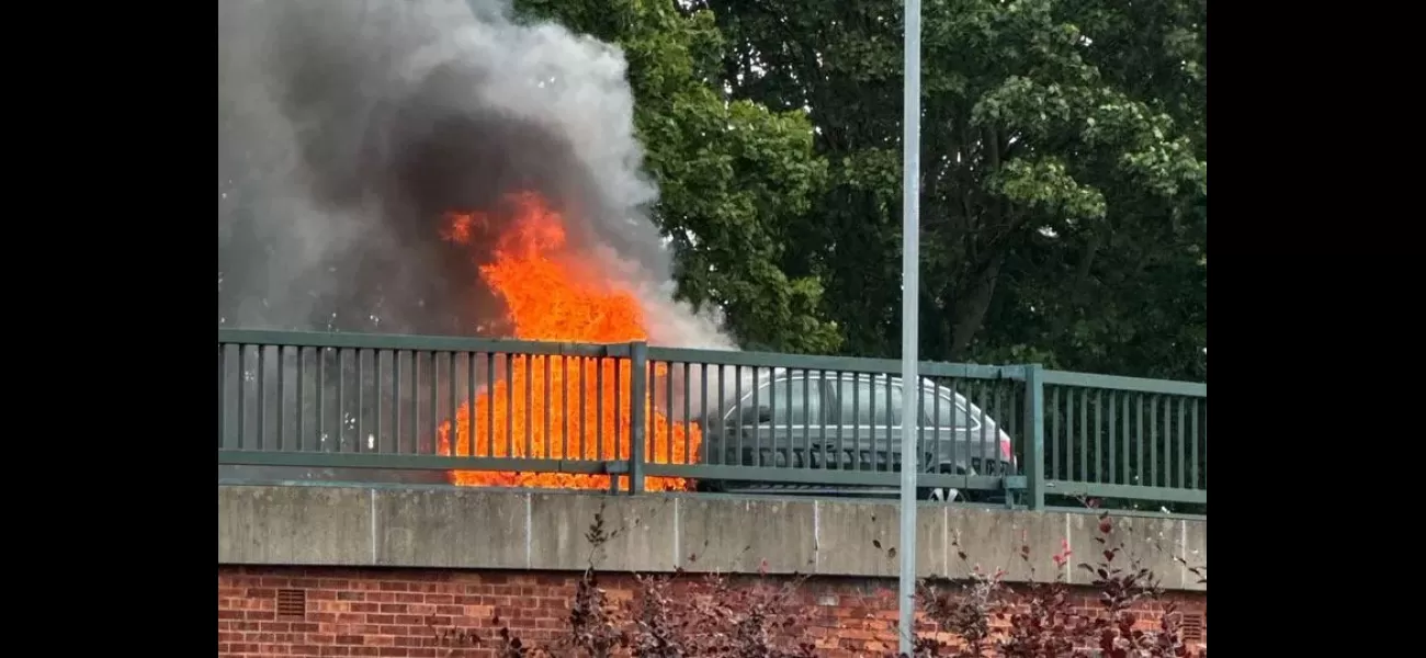 Police provide new information regarding car fire in crowded town center
