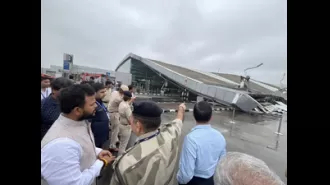 Heavy rains cause chaos in Delhi, leading to a fatality when a canopy collapses at the airport's Terminal 1.