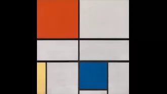 Sotheby's brings together London's iconic artists Freud, Mondrian, and Bacon in a show.