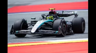Hamilton is unhappy with his performance in the Austria Sprint qualifying race as Verstappen secures first place.