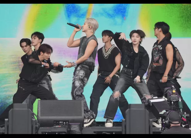 Fans at Glastonbury are ecstatic over the first-ever K-pop group to perform at the festival.