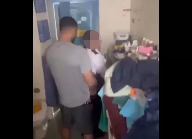 Authorities investigating video of female guard allegedly engaging in sexual activity with prisoner.