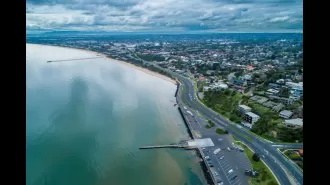A man was apprehended when a body was discovered at a well-liked swimming and fishing area in Victoria.