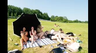 UK's heatwave has ended, as the country returns to its usual June weather.