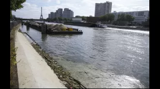 The E. coli levels in the Seine River are still a concern with the Paris Olympics approaching in less than a month.
