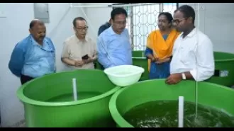 The minister and secretary of Arunachal visit CIFA.