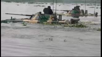 Five soldiers died in Ladakh while participating in tank exercises.