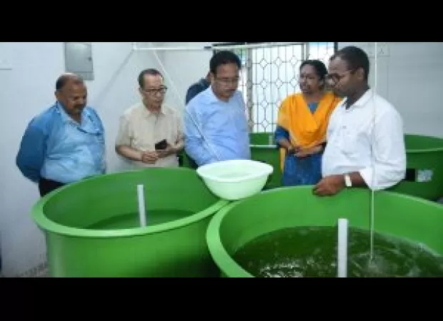 The minister and secretary of Arunachal visit CIFA.