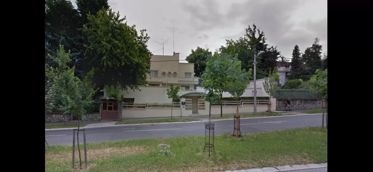 Security officer hit by arrow at Israeli Embassy in attack believed to be terrorist related.