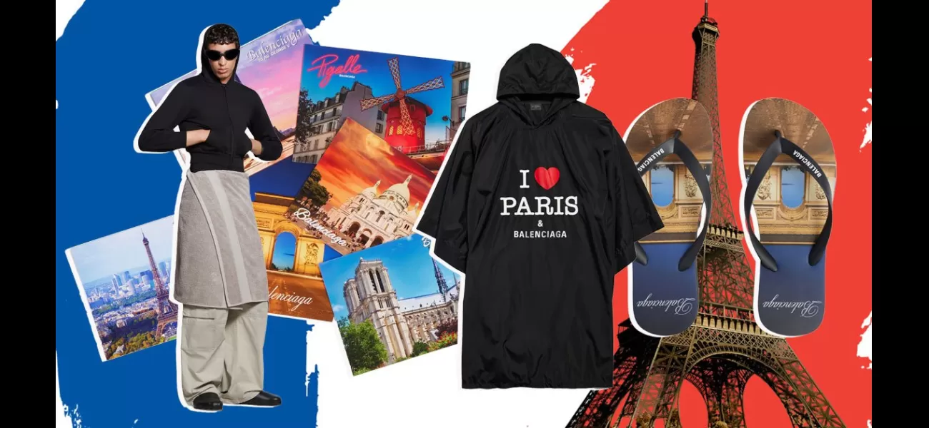 Balenciaga is offering 'I heart Paris' clothing for a steep price of £1,150.