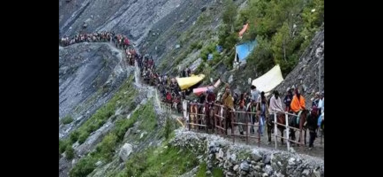 On the first day of the Yatra, more than 13,000 pilgrims visited the Amarnath shrine.