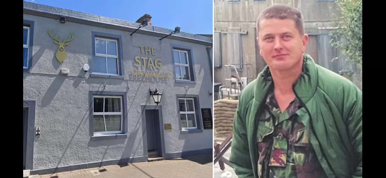 Possible murder victim may have been pushed during altercation in pub's outdoor area.