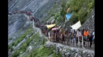 On the first day of the Yatra, more than 13,000 pilgrims visited the Amarnath shrine.