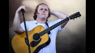 Lewis Capaldi makes a low-key comeback at Glastonbury after emotional breakdown during performance.