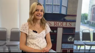 Coronation Street's new character Sydney Martin shares why Joel should be afraid of Betsy, DS Swain's daughter.