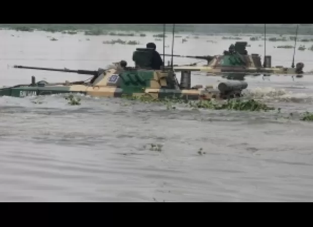 Five soldiers died in Ladakh after their tank was swept away in a flash flood, including a Junior Commissioned Officer (JCO).