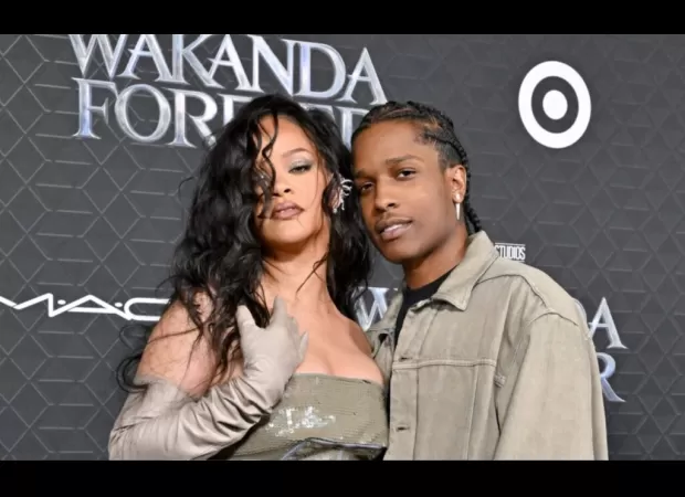 Rihanna playfully taunts A$AP Rocky while rapping along to GloRilla's new track.