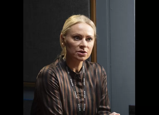 Actress Vicky Myers finally addresses rumors about her character's relationship on Coronation Street, expressing excitement about it.