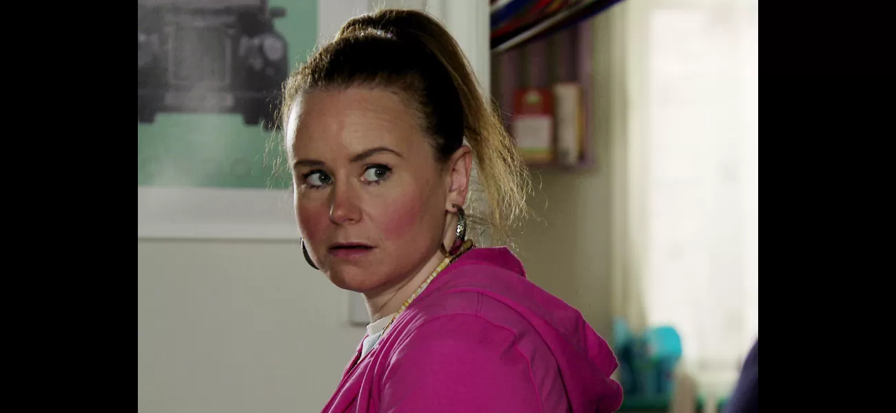 Gemma purchases funeral wreath for deceased family member on Coronation Street.