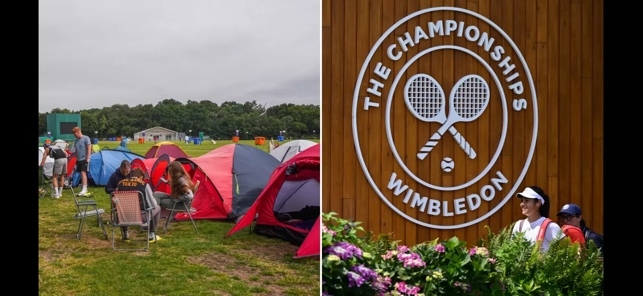 Wimbledon fans camp out for best tickets.