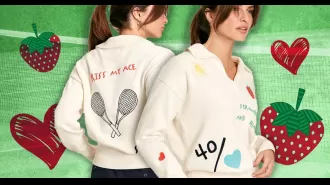 Get ready to play! Popular Wimbledon sweater from Joules is back in stock, but only for a short while.