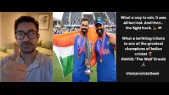 Big B and Aamir Khan are among several celebrities praising Team India, with emotions running high and tears of joy being shed.