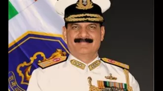 Navy Chief Dinesh Tripathi starts trip to Bangladesh for five days.