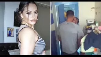 A married prison officer, who was allegedly caught on camera having sexual relations with an inmate, is also a swinger.