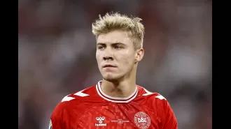 Man Utd's Rasmus Hojlund shares text he sent to friend after Denmark's Euro 2024 loss, shows emotional impact of defeat.