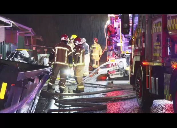 Ingleburn townhouse in Sydney destroyed by suspicious fire.