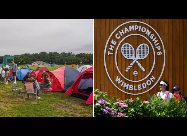 Wimbledon fans camp out for best tickets.