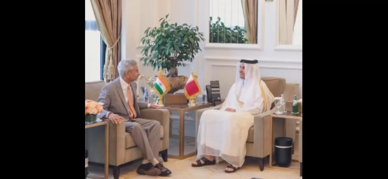 Jaishankar discusses bilateral ties with Qatar PM in meeting.