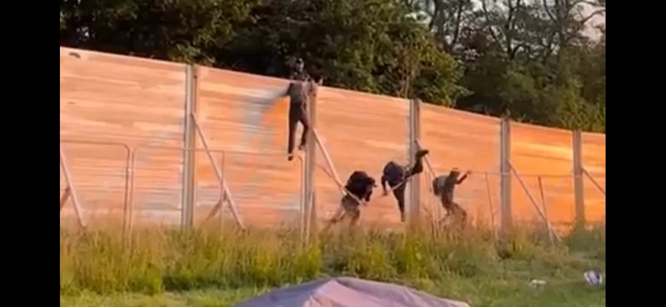 Glastonbury festival in disarray as many bypass security by climbing fence for a fee of £50.
