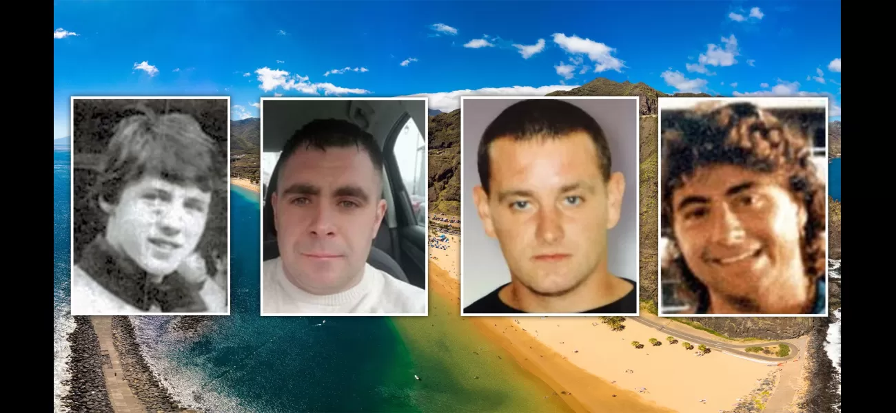 Young men disappearing in Tenerife.