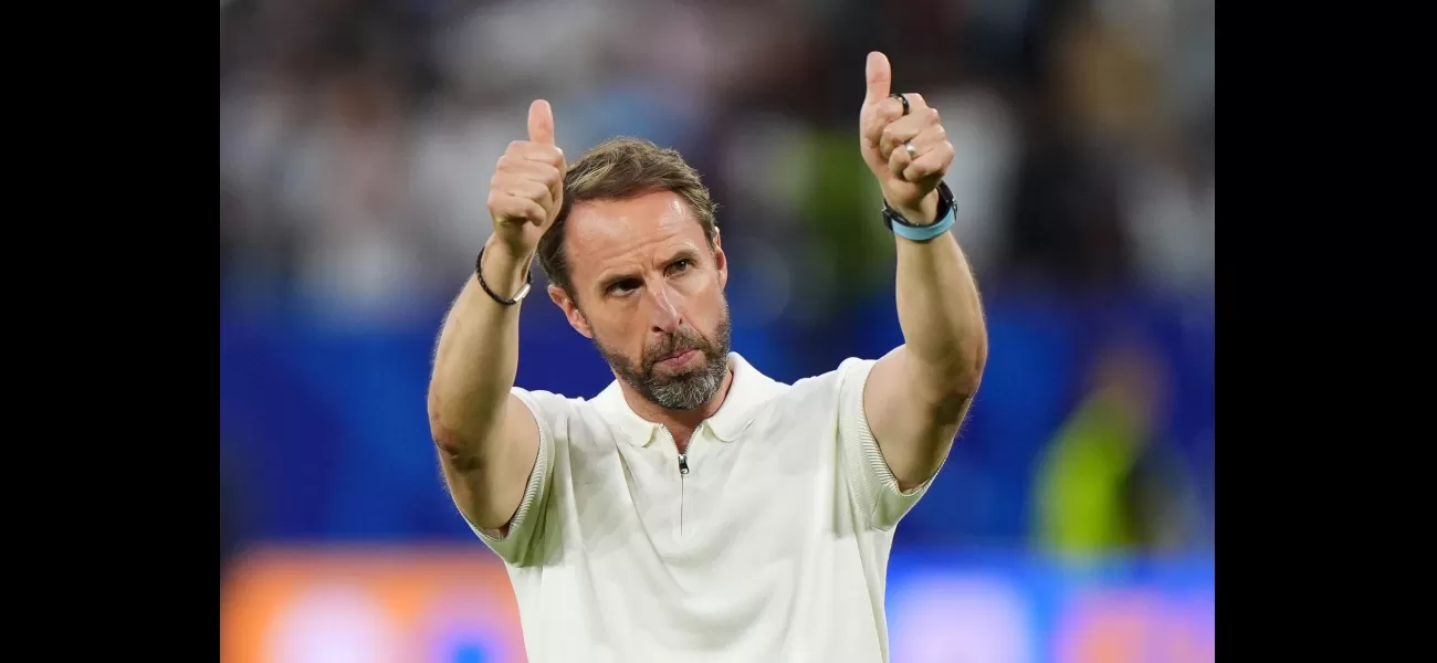 England coach Gareth Southgate shares that one of his players was upset with his choice during their victory over Slovakia.