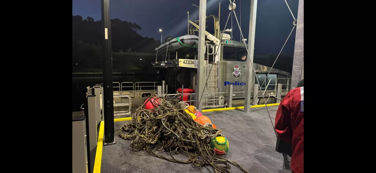 A whale in Victoria was recently rescued from 800kg of tangled rope and buoys.