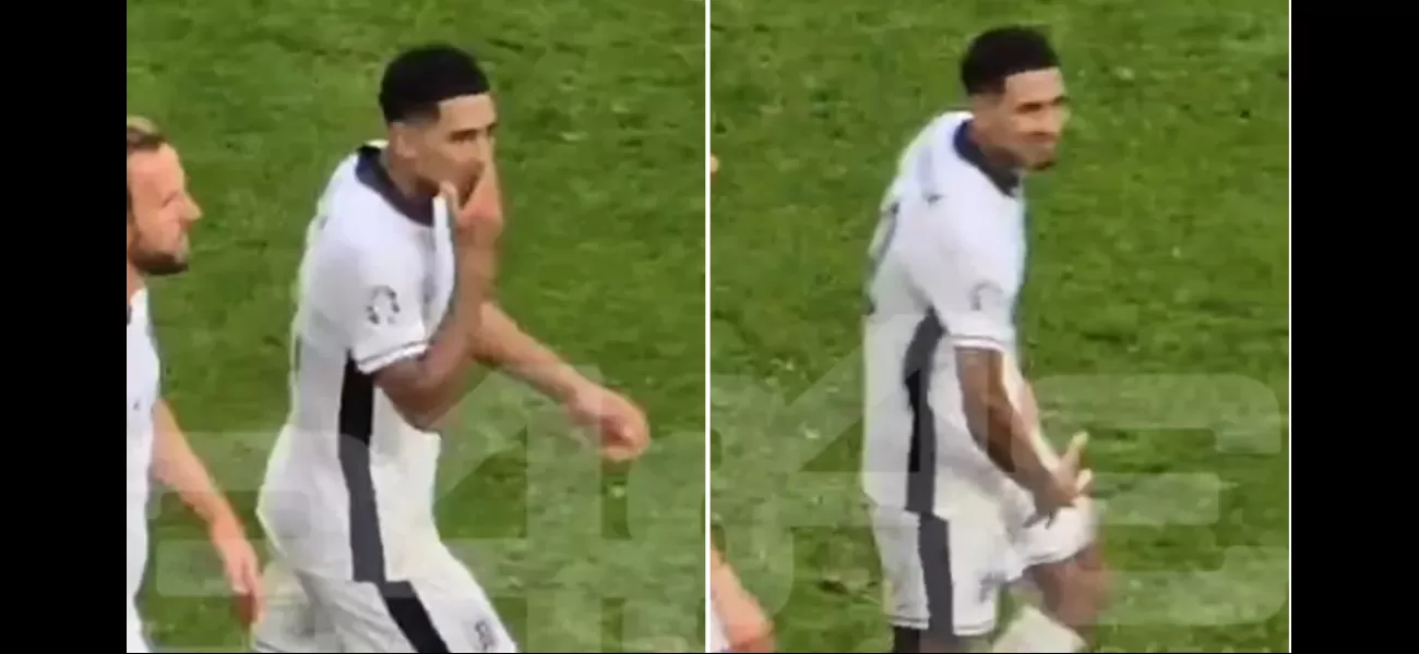 Jude Bellingham clarifies offensive gesture following England's victory over Slovakia in Euro 2024.