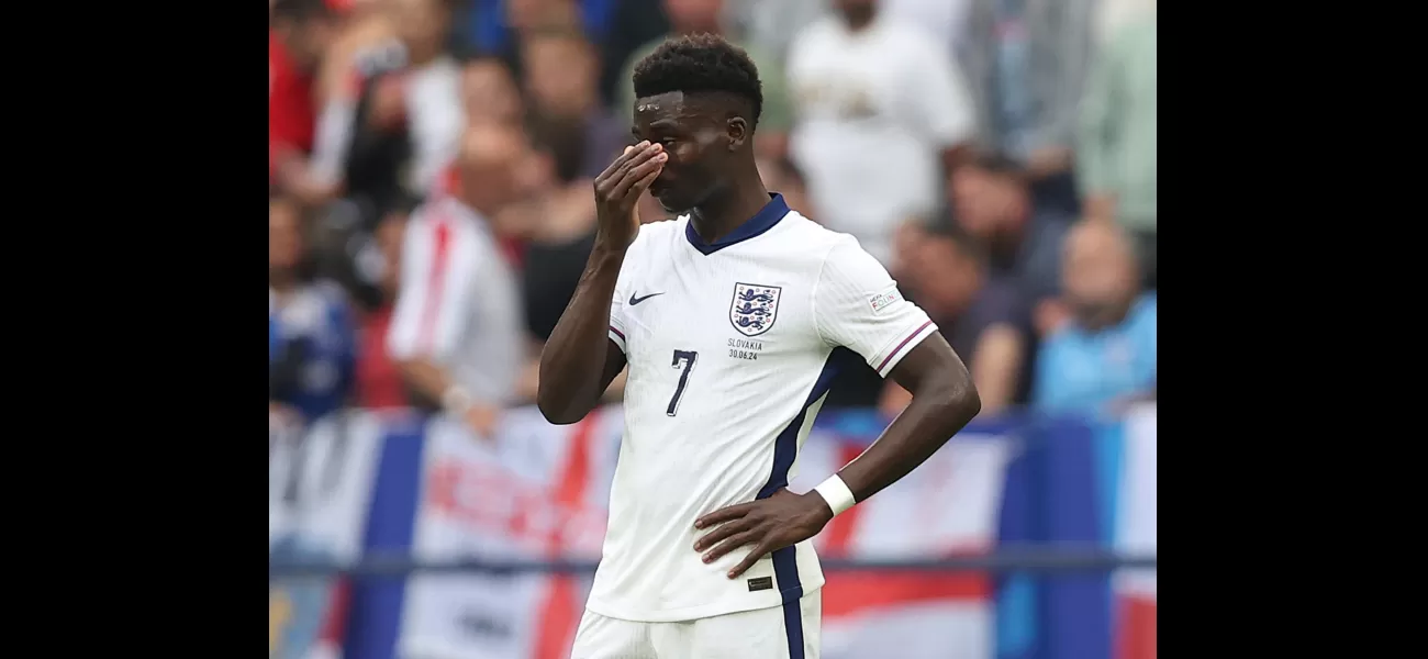 Southgate defends decision to play Saka at left-back for England despite criticism