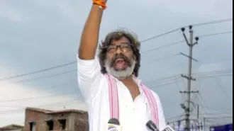 Hemant Soren, former Jharkhand CM, vows to fight against feudal forces in a rebellion.