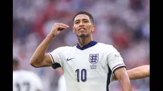 Jude Bellingham shares the meaning behind his 'who else' celebration following his goal for England against Slovakia.