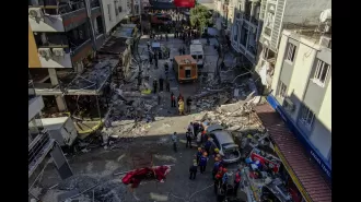 Explosion of propane tank kills 5 and injures many.